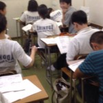 中学3年生は学校帰りに塾に来ます
